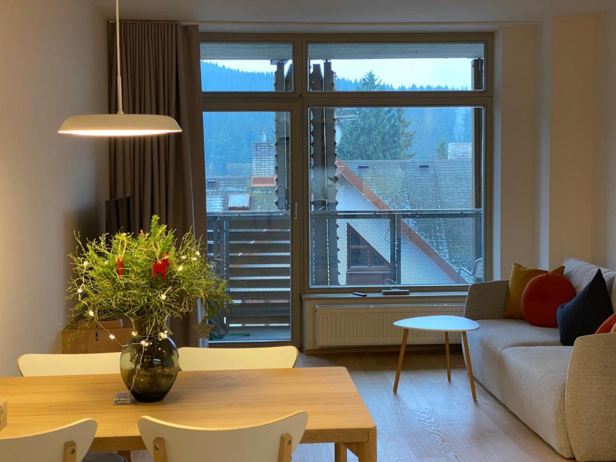 Luxusni Apartman U Sjezdovek S Garazi Harrachov Bagian luar foto