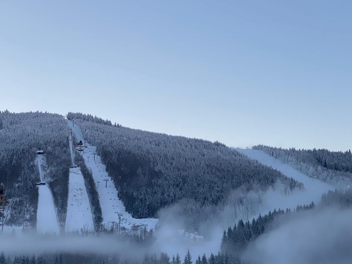Luxusni Apartman U Sjezdovek S Garazi Harrachov Bagian luar foto